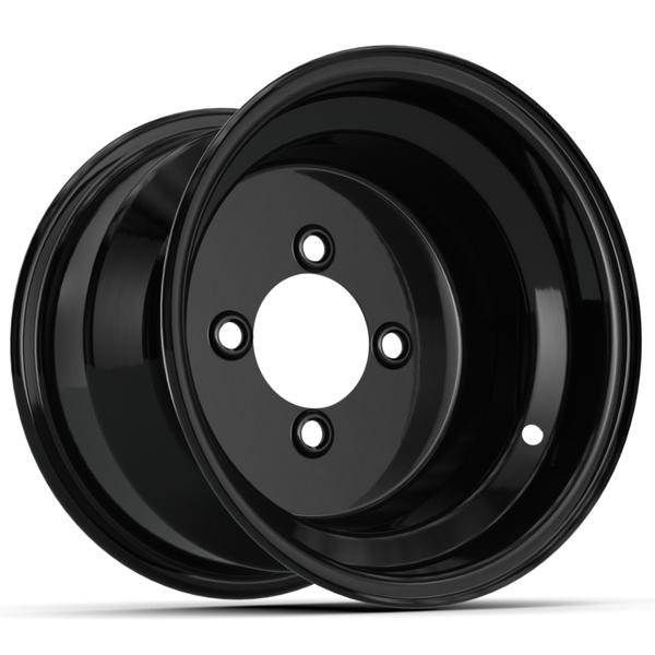 GTW 10″ Black Steel Wheel (3:4 Offset)