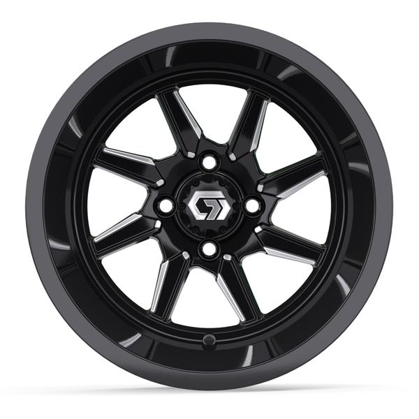 GTW 14" Reaper Black/Machined Ultra-Wide Wheel