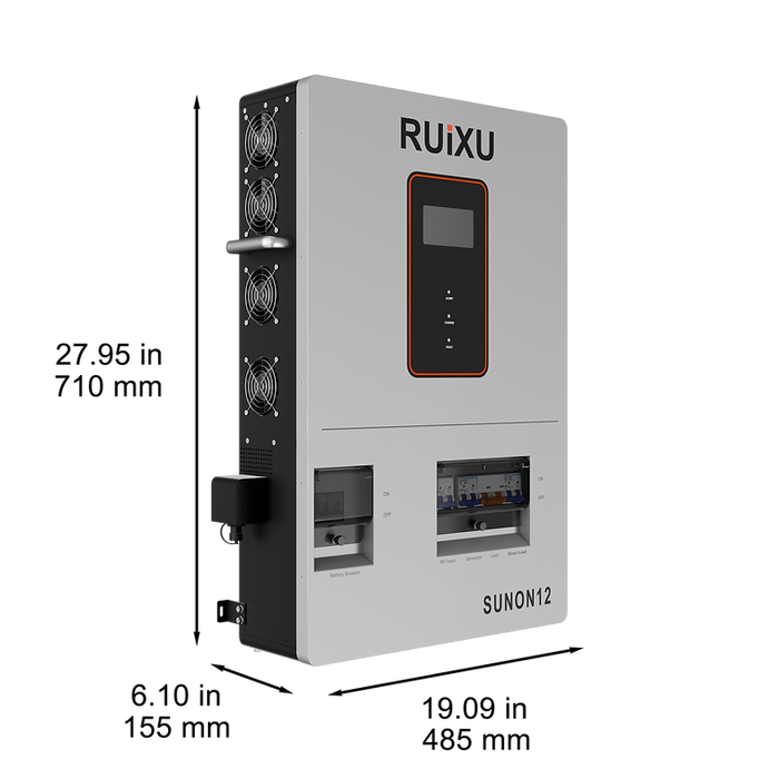 Ruixu 12kW Single/Split-Phase Off-Grid Inverter UL1741 (SUNON12)