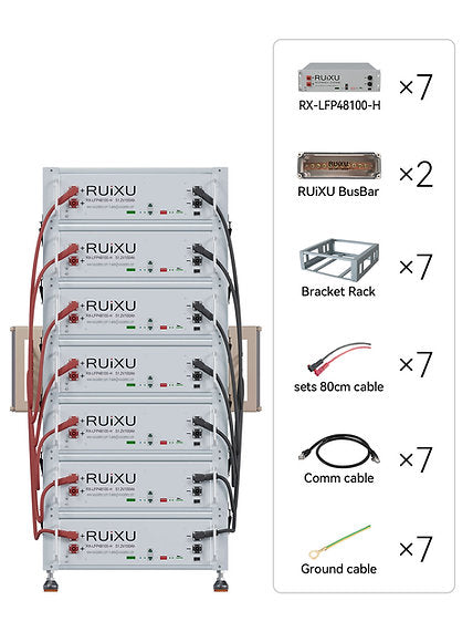 Ruixu Battery Optional Installation Method Bracket Rack - Flexibility & Stackable