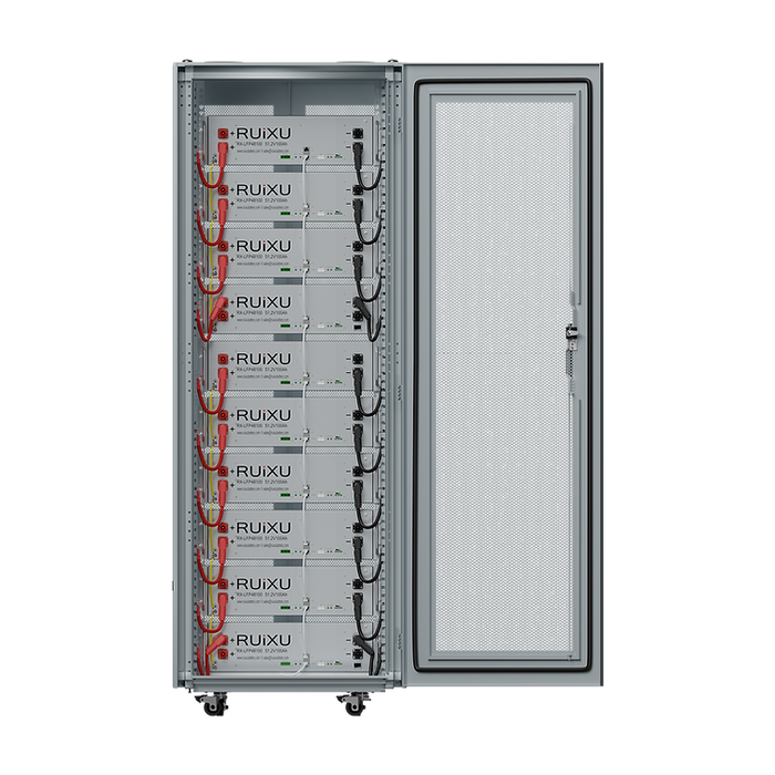 Ruixu Battery Cabinet 6-10 Slot | Wheels & Busbar Included | Pre-assembled
