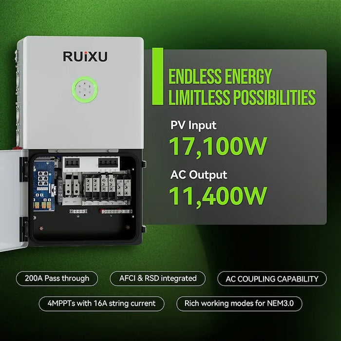 Ruixu 12kW Split-Phase Hybrid Inverter (RX-12K)