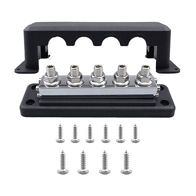 RUIXU Busbar | 3/8" (M10) Terminal Studs | 600A