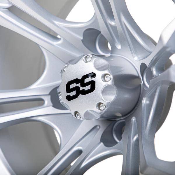 GTW 12" Spyder Matte Silver with Machined Accents Wheel