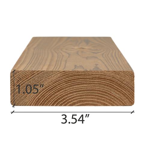 Prosaunas Thermo-Spruce 2x4 (26mm x 90mm) S4SEE SHP Sauna Wood
