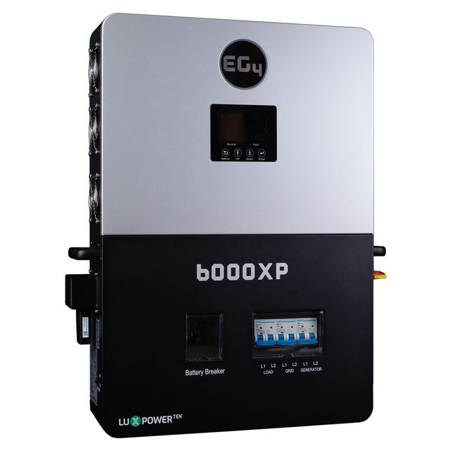 EG4-WallMount Indoor Battery 280AH | 51.2V | 14.3kWh & EG4 6000XP Off-Grid Inverter Bundle 8000W PV Input | 6000W Output | All-In-One Solar Inverter [BNDL-E0009]