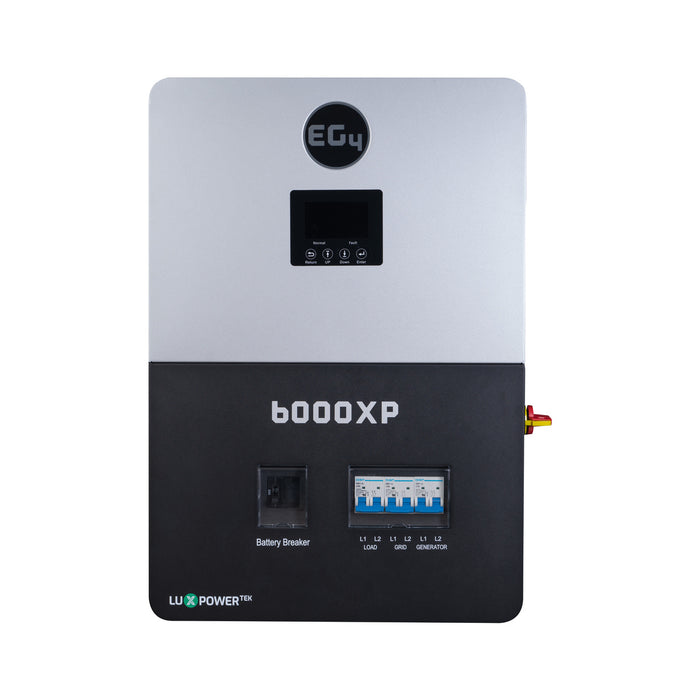 EG4 6000XP (6kw) Off-Grid Inverter | 8000W PV Input & 6000W Output | 480V VOC Input | 48V 120/240V Split Phase