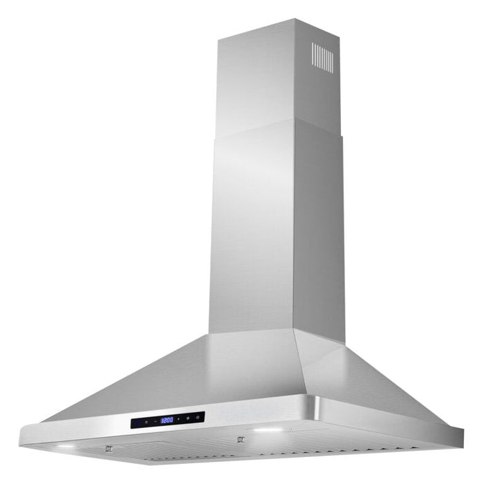 Cosmo 30" 380 CFM Convertible Wall Mount Range Hood with Digital Touch Controls (COS-63175S)