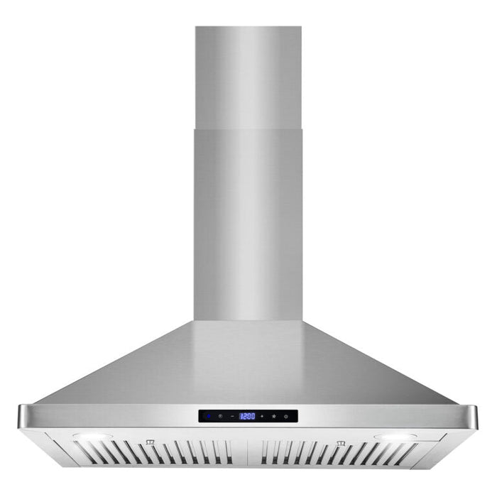 Cosmo 30" 380 CFM Convertible Wall Mount Range Hood with Digital Touch Controls (COS-63175S)