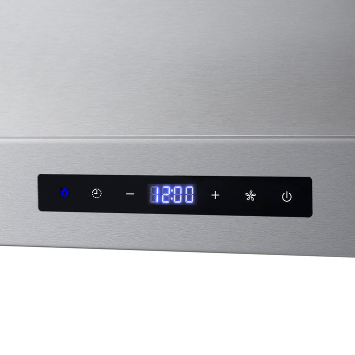 Cosmo 30" 380 CFM Convertible Wall Mount Range Hood with Digital Touch Controls and Carbon Filter Kit (COS-63175S-DL)