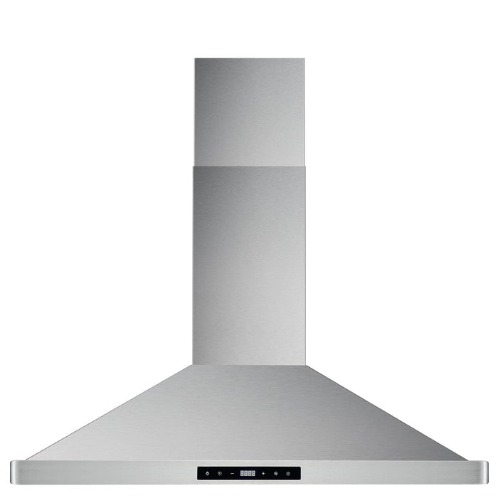 Cosmo 36" 380 CFM Convertible Wall Mount Range Hood with Push Button Controls and Carbon Filter Kit (COS-63190S-DL)