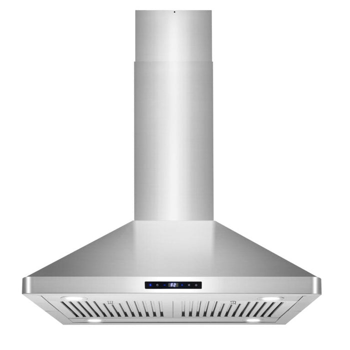 Cosmo 30" 380 CFM Island Range Hood with Digital Touch Controls (COS-63ISS75)