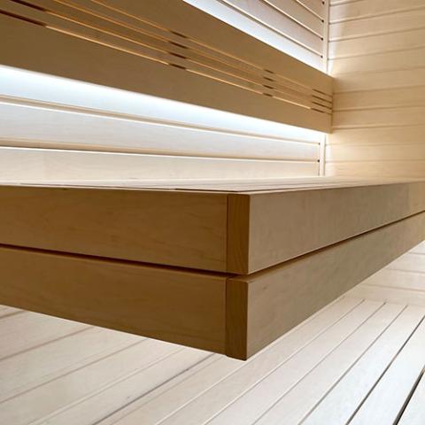 Prosaunas Aspen 2x4 (28mm x 90mm) S4SEE SHP Sauna Wood