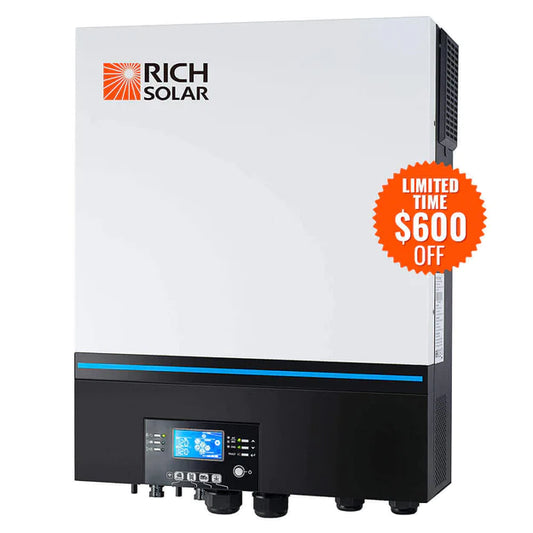 EG4 6.5kW Off-Grid Inverter, 6500EX-48, 6500W Output, 8000W PV Input, 500V VOC Input