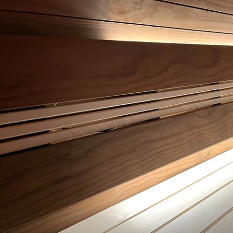Prosaunas Thermo-Radiata Pine 2x6 (26mm x 140mm) S4SEE SHP Sauna Wood