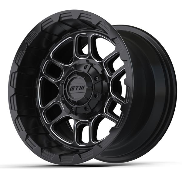 GTW 14" Titan Black & Machined Wheel