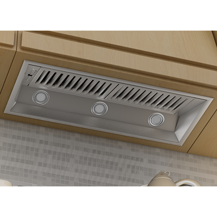 ZLINE Ducted Wall Mount Range Hood Insert in Stainless Steel (721)