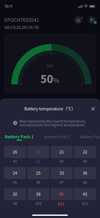 Epoch Batteries 12V 460Ah V2-T Elite Series - Heated & Bluetooth & Victron Comms LiFePO4 Battery