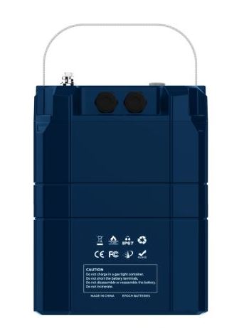 Epoch Batteries 12V 460Ah (5.89kWh) V2-T Elite Series - Heated & Bluetooth & Victron Comms LiFePO4 Battery (C12460A-A)
