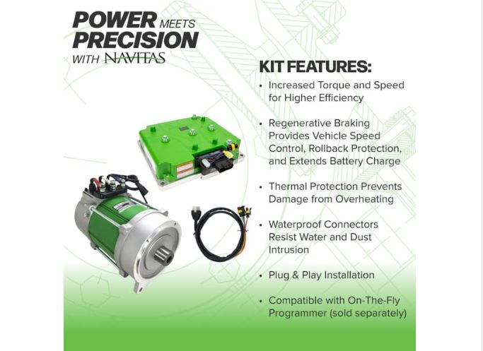 Navitas DC to AC Conversion Kit with On the Fly Programmer 600A 5KW - EZGO TXT 48V
