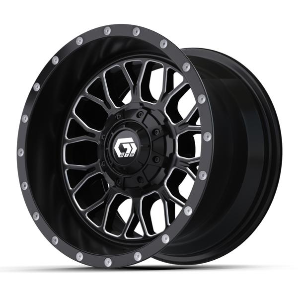 GTW 12" Helix Black & Machined Wheel