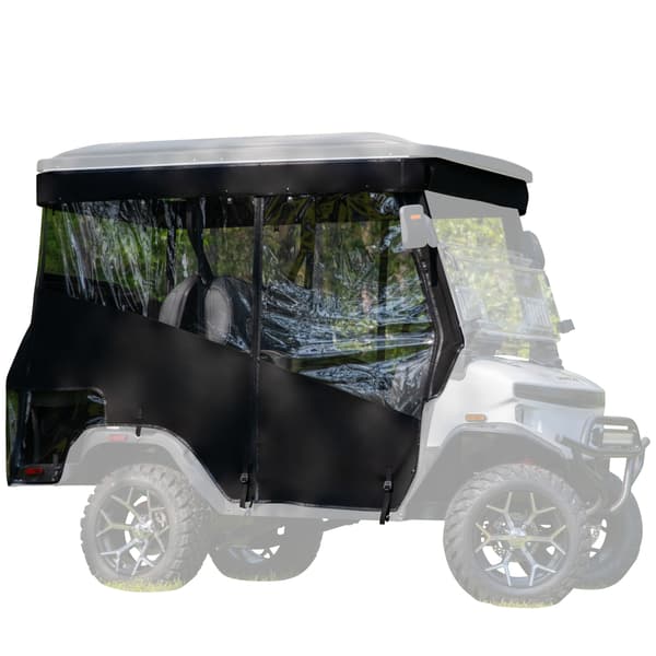 RedDot Denago Nomad XL 2+2 Black 3-Sided Track Style Enclosure & Valance (Black)