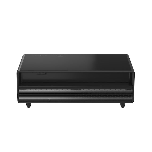 Forno Evoluto 51" Smart Coffee Table – Dual Fridge Drawers, Bluetooth 5.0 Audio, Wireless Charging & RGB Ambient Light - Black, White, Wood (FCTFR7006-51BLK)
