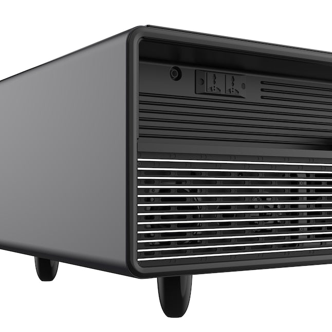 Forno Evoluto 51" Smart Coffee Table – Dual Fridge Drawers, Bluetooth 5.0 Audio, Wireless Charging & RGB Ambient Light - Black, White, Wood (FCTFR7006-51BLK)