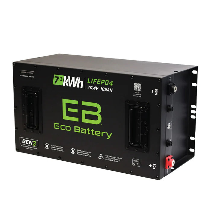Eco Battery 70V 105Ah GEN3 LiFePO4 Lithium Battery