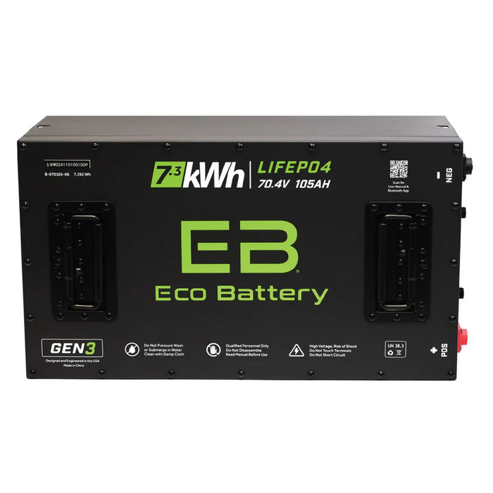 Eco Battery GEN3 70V 105Ah Battery Bundle - Advanced EV Advent / 2022-2024