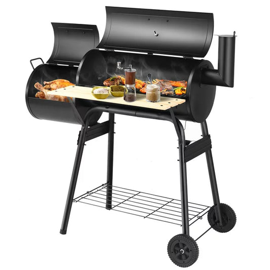 Topgrills Charcoal BBQ Grill Charcoal Barbecue Meat Smoker
