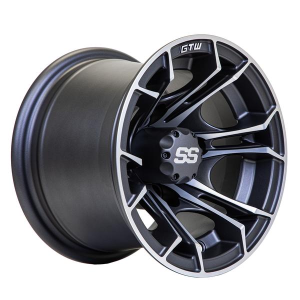 GTW 10 Inch Wheel Spyder Machined/Matte Grey