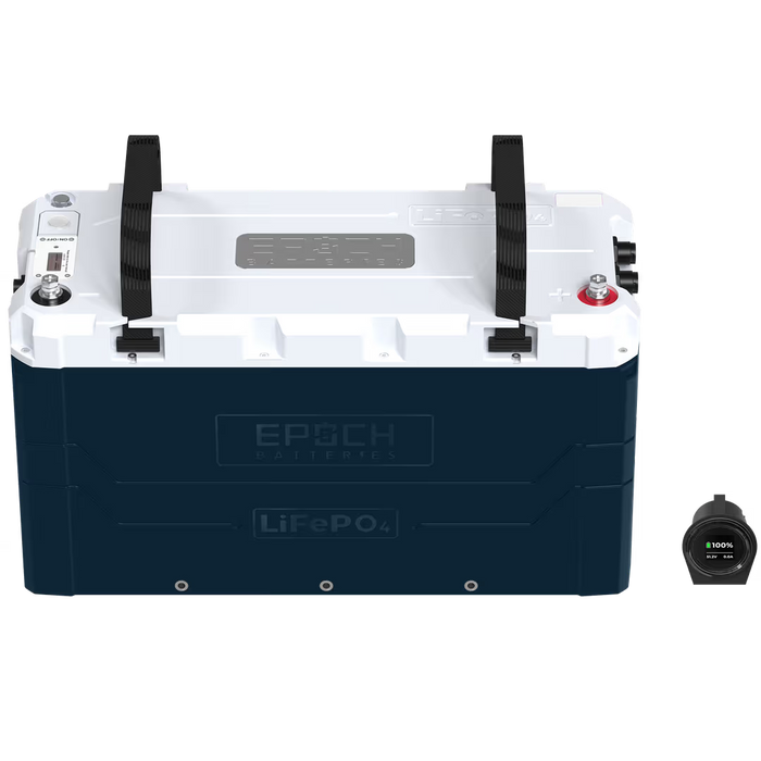Epoch Batteries 48V 100Ah V2 Elite Series - Heated & Bluetooth & Victron Comms LiFePO4 Batttery