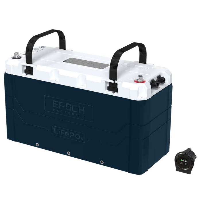 Epoch Batteries 48V 100Ah V2 Elite Series - Heated & Bluetooth & Victron Comms LiFePO4 Batttery