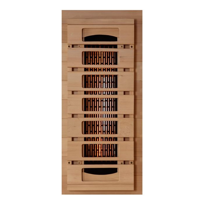 Golden Designs 2025 Model - "Reserve Edition" 3-Person Near Zero EMF FAR Full Spectrum Infrared Indoor Sauna with Himalayan Salt Bar (GDI-8030-03)