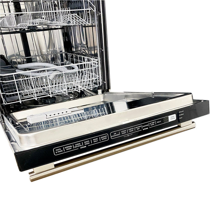 Forno 24" Alta Qualita Pro-Style Built-In Dishwasher in Stainless Steel, FDWBI8067-24S