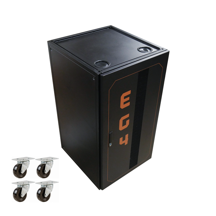 Eg4 Rack Bus EG4 Enclosed Battery Rack | 6 Slot | Wheels Included | Bus Bar Covers ...