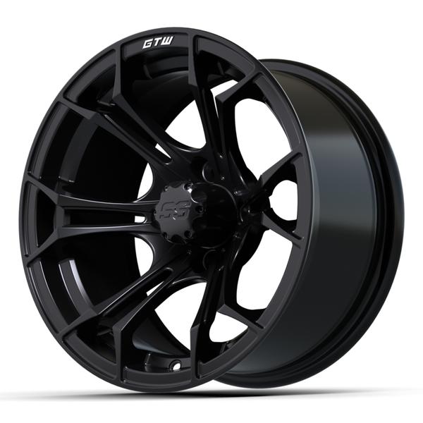 GTW 14" Spyder Matte Black Wheel