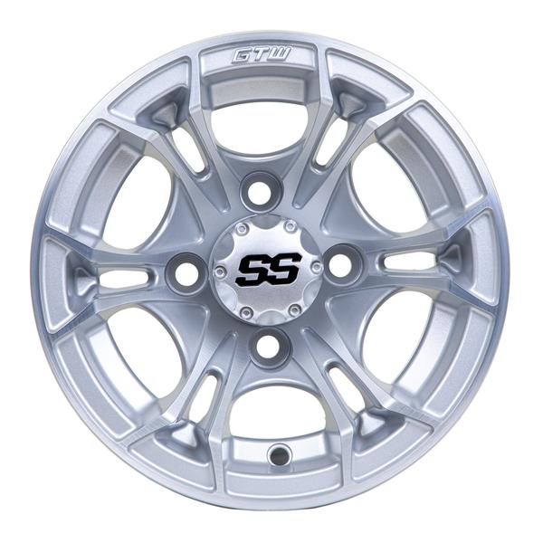GTW 10" Spyder Silver Brush Wheel