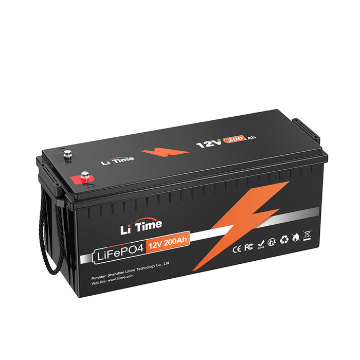 LiTime 12V 200Ah LiFePO4 Deep Cycle Lithium 4D Battery