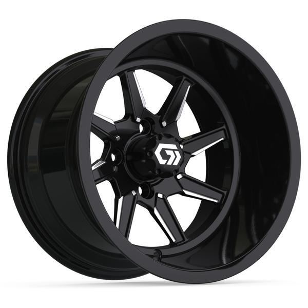 GTW 14" Reaper Black/Machined Ultra-Wide Wheel