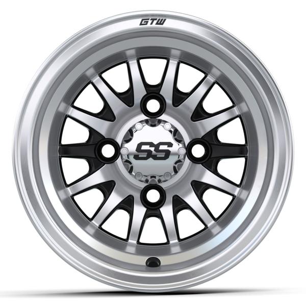 GTW 10" Medusa Black with Machined Accents Wheel