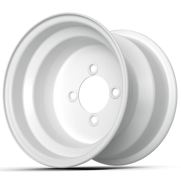 GTW 10x7 White Steel Wheel (3:4 Offset)