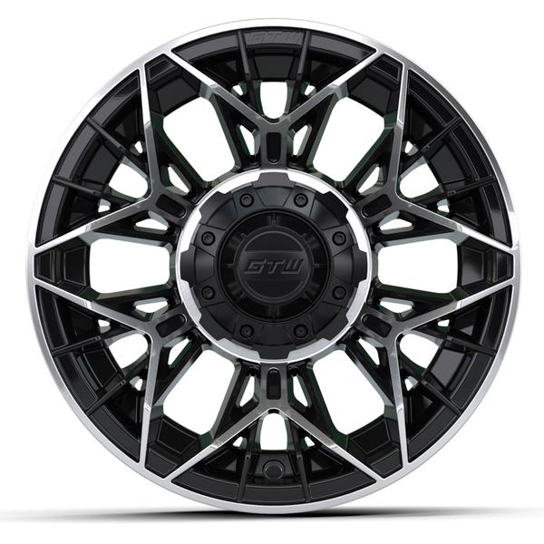 GTW 12" Stellar Machined & Black Wheel