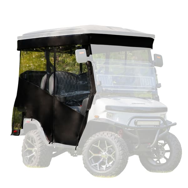RedDot Denago Nomad XL 2+2 Black 3-Sided Track Style Enclosure & Valance (Black)