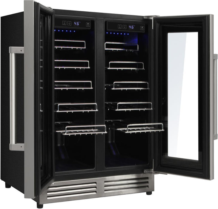 Thor Kitchen 24" 42 Bottle Dual Zone Built-in Wine Cooler - 42 Bottle Capacity (TWC2402)