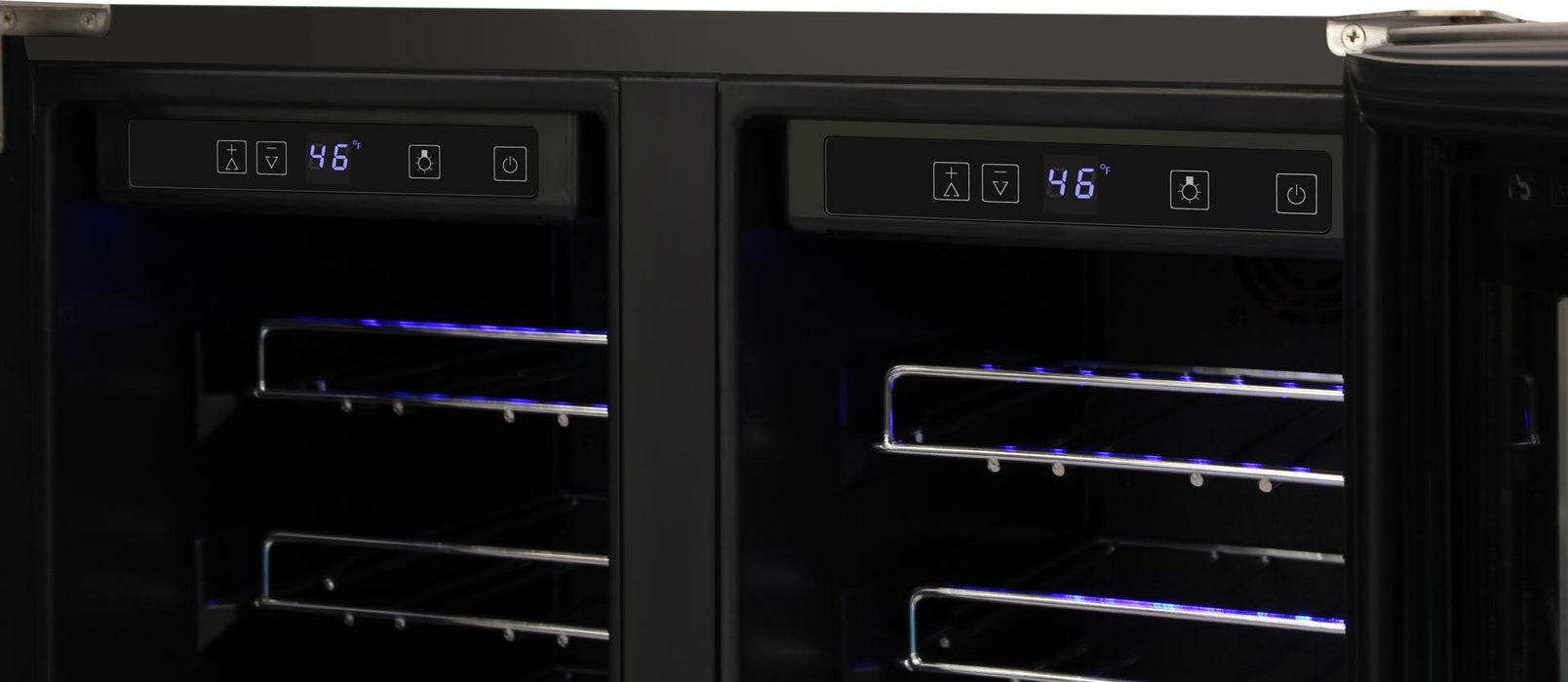 Thor Kitchen 24" 42 Bottle Dual Zone Built-in Wine Cooler - 42 Bottle Capacity (TWC2402)