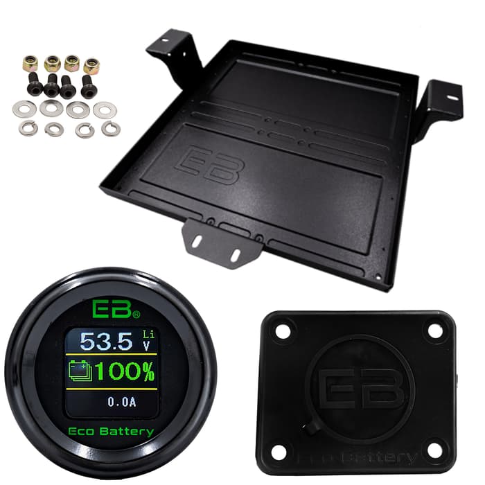Eco Battery EZGO RXV Installation Kit for 70 105Ah & 51V 160Ah LiFePO4 Lithium Battery
