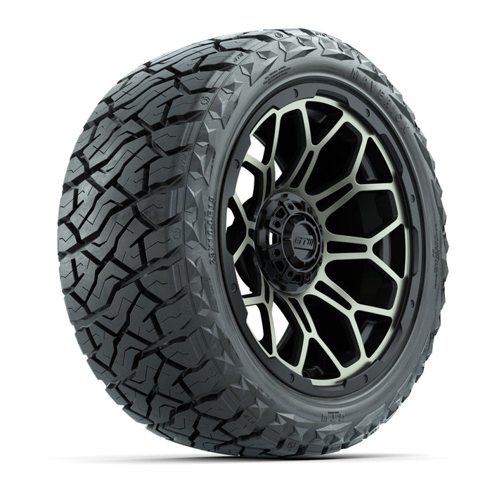 GTW 15' Bravo Wheels Matte Bronze and Maverick 23x10.00-R15 All Terrain Tires Combo Set of 4