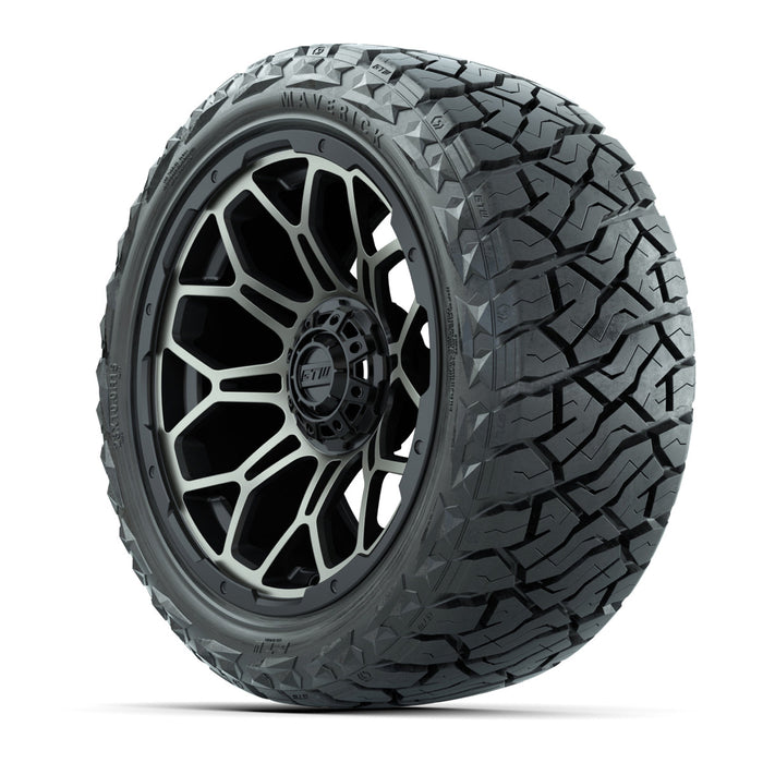 GTW 15' Bravo Wheels Matte Bronze and Maverick 23x10.00-R15 All Terrain Tires Combo Set of 4